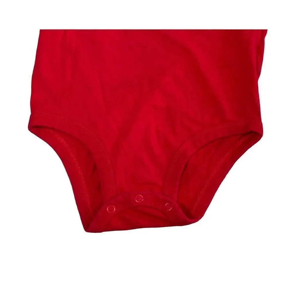 Oshkosh B'gosh Red Elf in Training Christmas Bodysuit One Piece Outfit 24 months